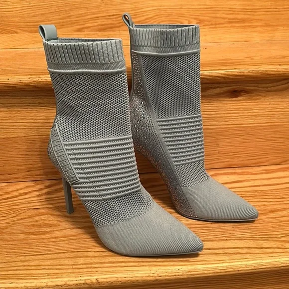 Steve Madden Shoes Maxwelle Womens Embellished Pull On Ankle